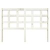 vidaXL Bed Headboard White 140.5x4x100 cm Solid Wood Pine