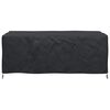 vidaXL Furniture Cover Plain Black 200 x 110 x 70 cm 420D