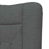 vidaXL Armchair Dark Grey 63 x 67 x 94 cm Sherpa Fabric