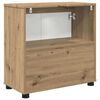 vidaXL Bathroom Basin Cabinet with Shelf Artisan Oak 60 x 30 x 60 cm