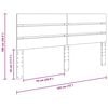 vidaXL Headboard Grey Sonoma 180 cm Engineered Wood