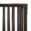 vidaXL Room Divider 3 Panels Brown Poly Rattan