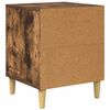vidaXL Cat House Smoked Oak 42.5 x 40 x 53 cm Engineered Wood