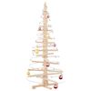 vidaXL Wooden Christmas Tree for Decoration 150 cm Solid Wood Pine