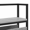 vidaXL Storage Headboard with Shelf Grey sonoma 75 cm Engineered wood