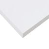vidaXL Floating Wall Shelves 2 pcs High Gloss White 60x23.5x3.8 cm MDF
