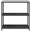 vidaXL Kitchen Storage with Shelf Anthracite 90 x 50 x 92 cm Steel