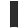 vidaXL Bathroom Cabinet Black 30.5 x 30 x 101 cm Engineered Wood