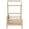 vidaXL Day Bed with Roof without Mattress 90x200 cm Solid Wood