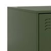 vidaXL Bedside Cabinets 2 pcs Green 34.5x39x44 cm Steel