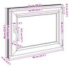 vidaXL Basement Window "RISOR" 80x60 cm Tilt&Turn DIN Right Anthracite