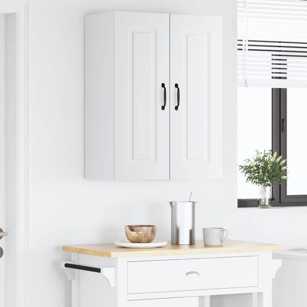 vidaXL Kitchen Cabinet Kalmar White 60 x 31 x 80 cm Engineered Wood