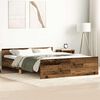 vidaXL Bed Frame without Mattress Old Wood 120x200cm Engineered Wood