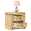 vidaXL Bedside Cabinet Corona 53x39x47 cm Solid Wood Pine