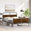 vidaXL Bed Frame without Mattress 120x200 cm Sonoma Oak Engineered Wood