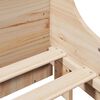 vidaXL Bed Frame without Mattress 180x200 cm Super King Solid Wood Pine