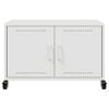 vidaXL TV Cabinet White 68x39x43.5 cm Steel