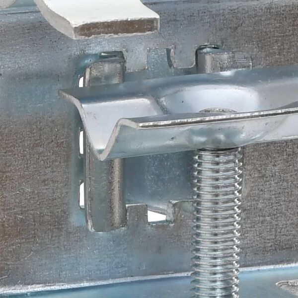 vidaXL Umbrella Clamps for Balcony 2 pcs 32 mm Galvanised Steel