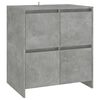 vidaXL Sideboards 2 pcs Concrete Grey 70x41x75 cm Engineered Wood