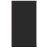 vidaXL Sideboard Black 100x33x59.5 cm Engineered Wood