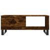 vidaXL Coffee Table Smoked Oak 90x50x36.5 cm Engineered Wood