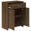 vidaXL Bathroom Cabinet Brown Oak 60x33x80 cm Engineered Wood