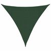 vidaXL Sunshade Sail 160 g/m&sup2; Dark Green 3x3x3 m HDPE
