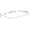 vidaXL Table Top 110x60x2.5 cm Rectangular&nbsp;Solid Wood Acacia Live Edge