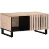 vidaXL Coffee Table White 80x51x40 cm Solid Wood Mango