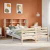vidaXL Bookcase Bed without Mattress 160x200 cm Solid Wood Pine
