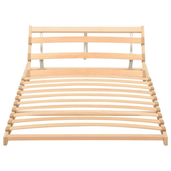vidaXL Slatted Bed without Mattress Base Adjustable Head 80x200cm