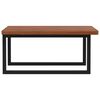 vidaXL Basin Shelf Wall Mounted Steel and Solid Wood Oak