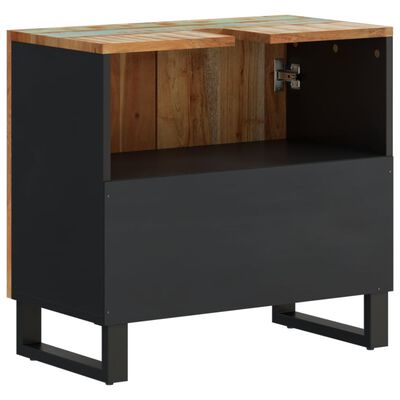 vidaXL Sink Cabinet 62x33x58 cm Solid Wood Reclaimed and Engineered Wood