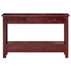 vidaXL Console Table Brown 115 x 32 x 75.5 cm Solid Mahogany Wood