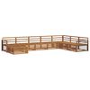 vidaXL Sofa Sets 8 pcs Natural Solid Acacia Wood