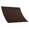 vidaXL Awning Brown 400 x 150 cm 180 g / m&sup2; Polyester with PU Coated