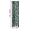vidaXL Insect Curtain Green and White 56x185 cm Chenille