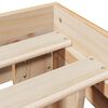 vidaXL Bed Frame without Mattress 150x200 cm King Size Solid Wood Pine