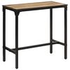 vidaXL Bar Table 110x55x107 cm Solid Rough Wood Mango