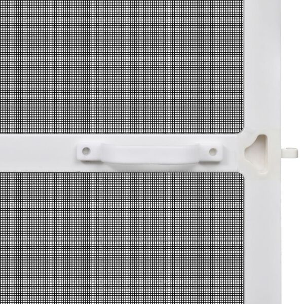 vidaXL White Hinged Insect Screen for Doors 120 x 240 cm