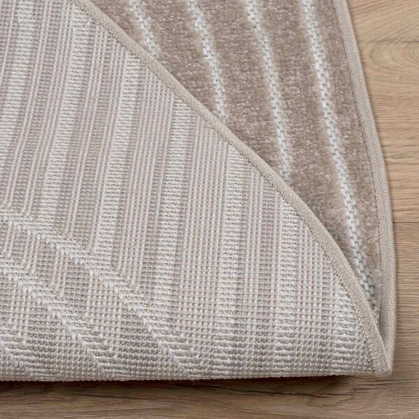 vidaXL Area Rugs Round Beige &Oslash; 200 CM