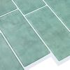 vidaXL Decorative Stickers 10 pcs Grey Green 29.4 x 21.4 cm