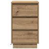 vidaXL Bedside Cabinet Artisan Oak 39 x 34.5 x 65 cm Engineered wood