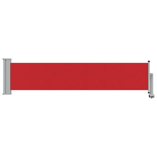 vidaXL Patio Retractable Side Awning 60x300 cm Red
