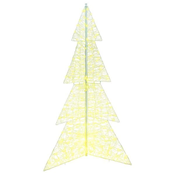 vidaXL Christmas Tree with 240 LEDs Warm White 180 cm Acrylic
