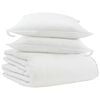 vidaXL Winter Duvet with Pillow 3 pcs White Down Feather