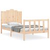vidaXL Bed Frame without Mattress 100x200 cm Solid Wood Pine