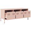 vidaXL TV Cabinet Pink 101.5x39x43.5 cm Cold-rolled Steel