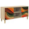 vidaXL TV Cabinet BONN 102 x 33 x 50 cm Sonoma Engineered Wood