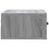 vidaXL Wall-mounted Bedside Cabinet Grey Sonoma 35x35x20 cm